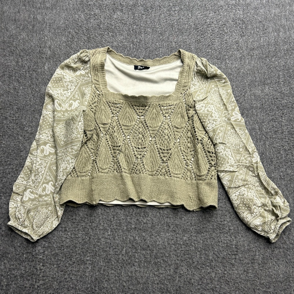 Women's Beige Knit Top